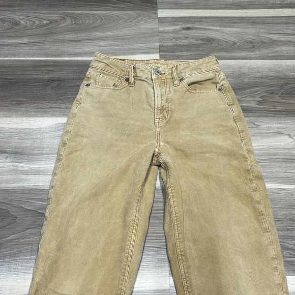American eagle mom straight corduroy pants size 0 - Picture 4 of 9